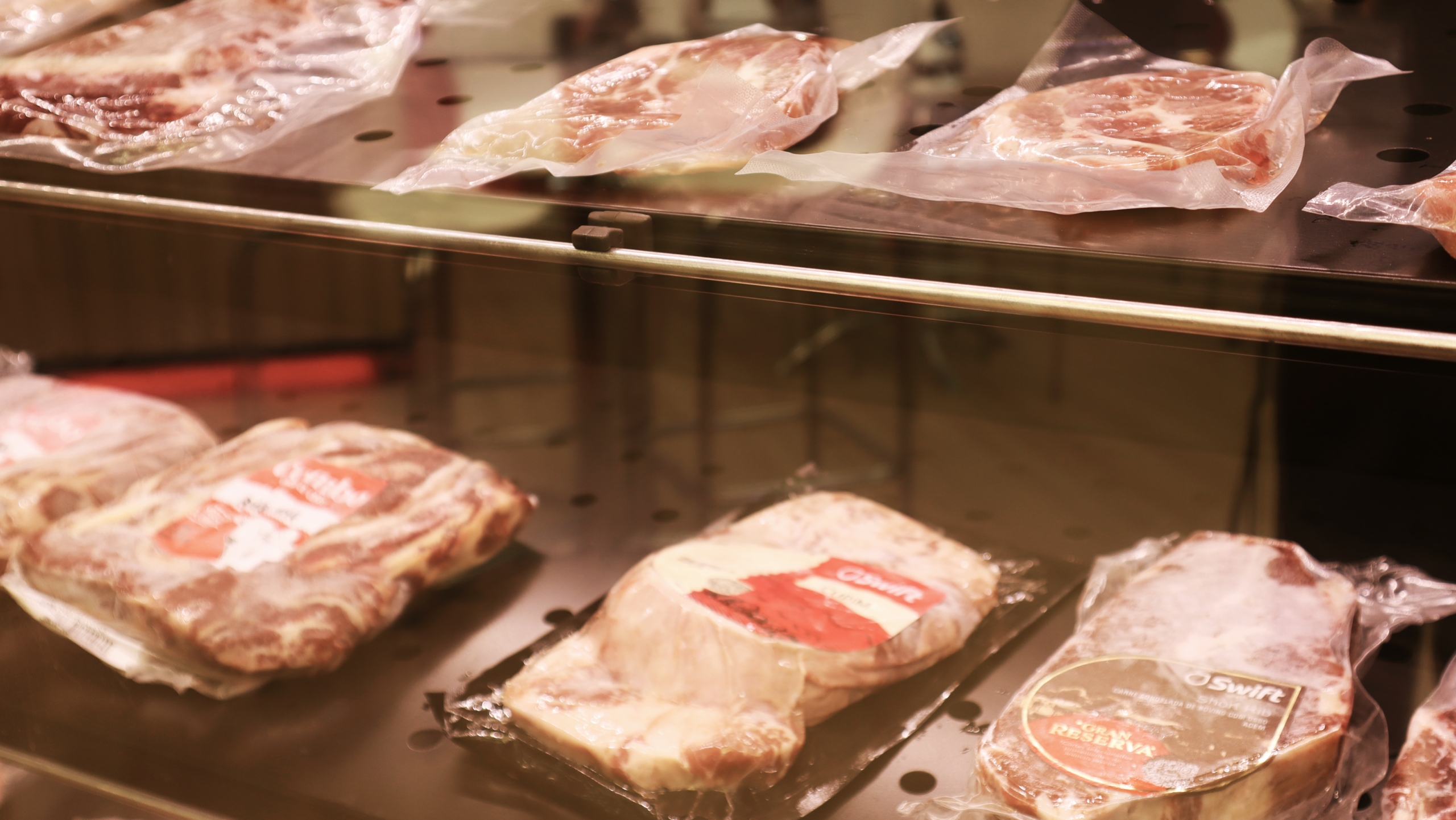 Luz específica para carnes